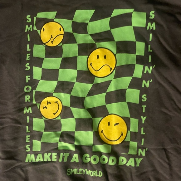 H&M x Smiley World Sleeveless Hoodie - Picture 3 of 4